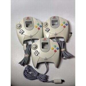 SEGA DREAMCAST CONTROLLER HKT-7700 - Lot Of 3 Authentic